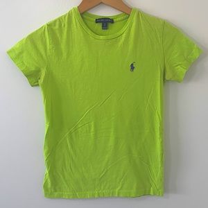 Ralph Lauren Women's Olive Green Short Sleeves Tee Shirt XS